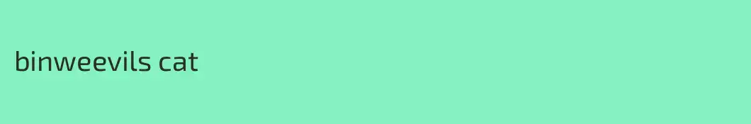 binweevils cat